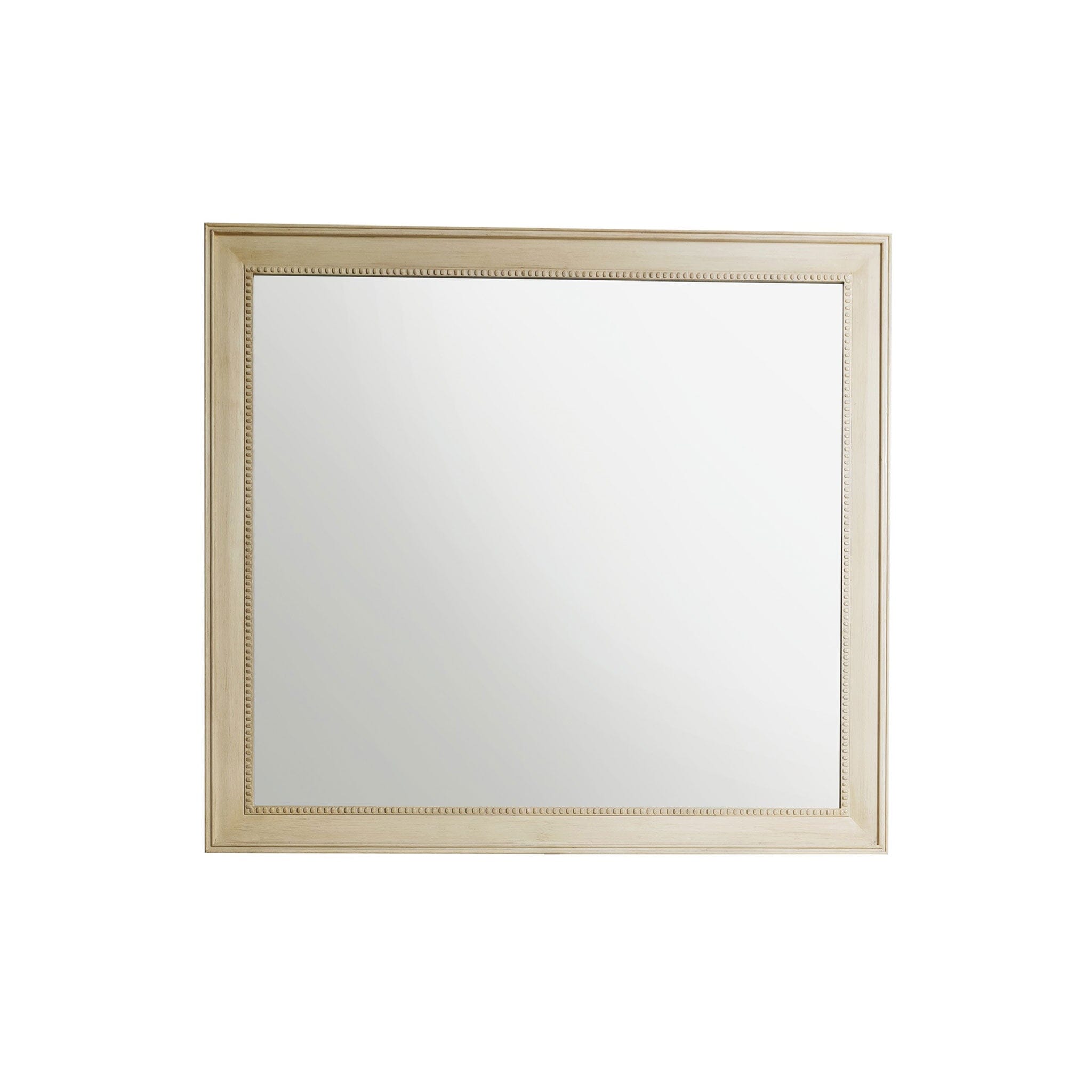 44" Bristol Rectangular Mirror, Vintage Vanilla