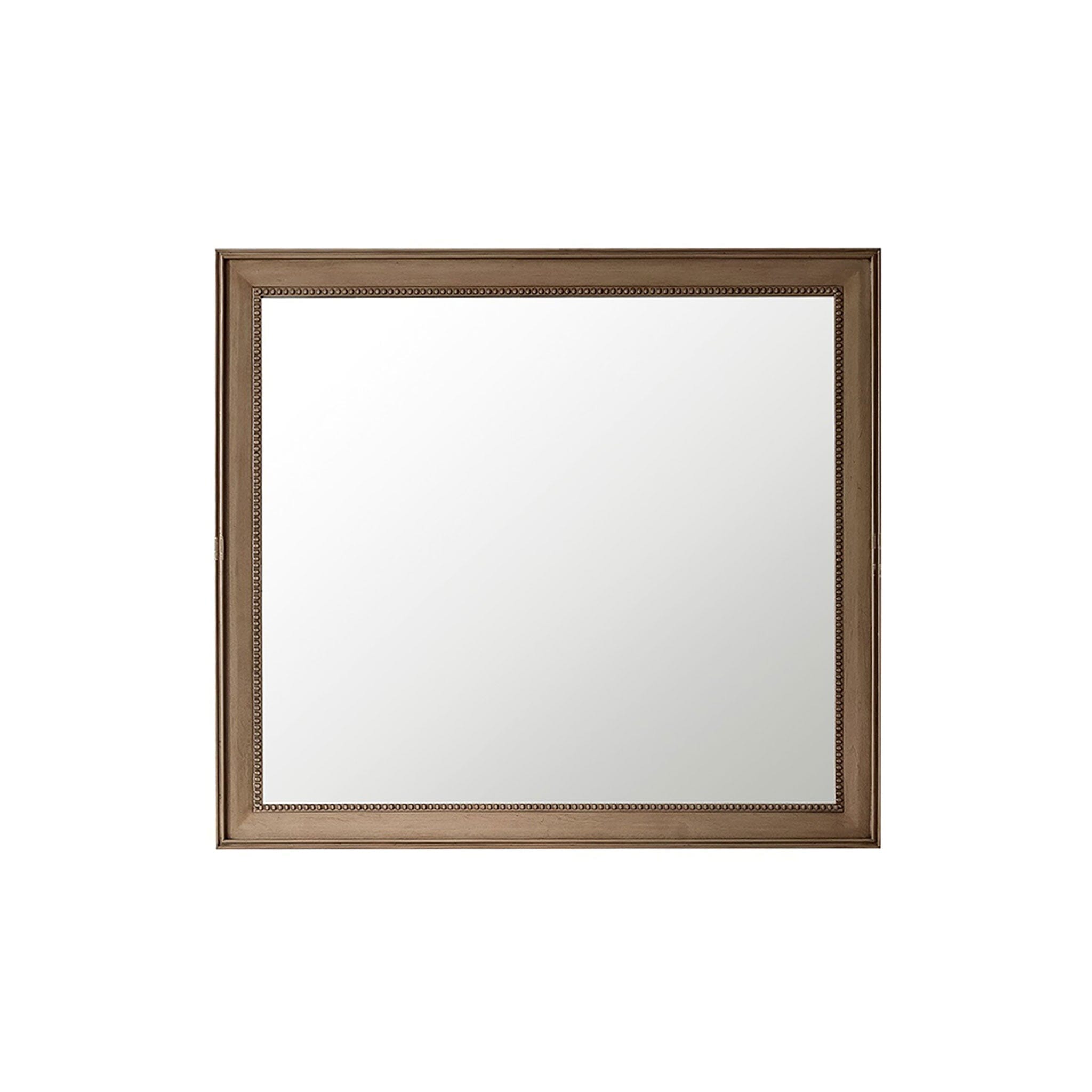 44" Bristol Rectangular Mirror, White Washed Walnut