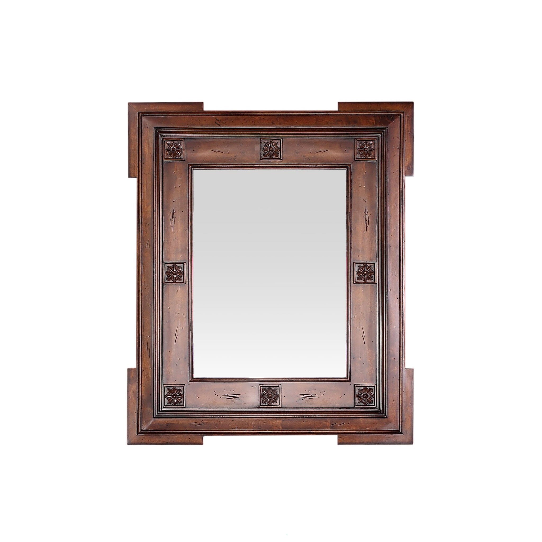30" Regent Mirror, English Burl