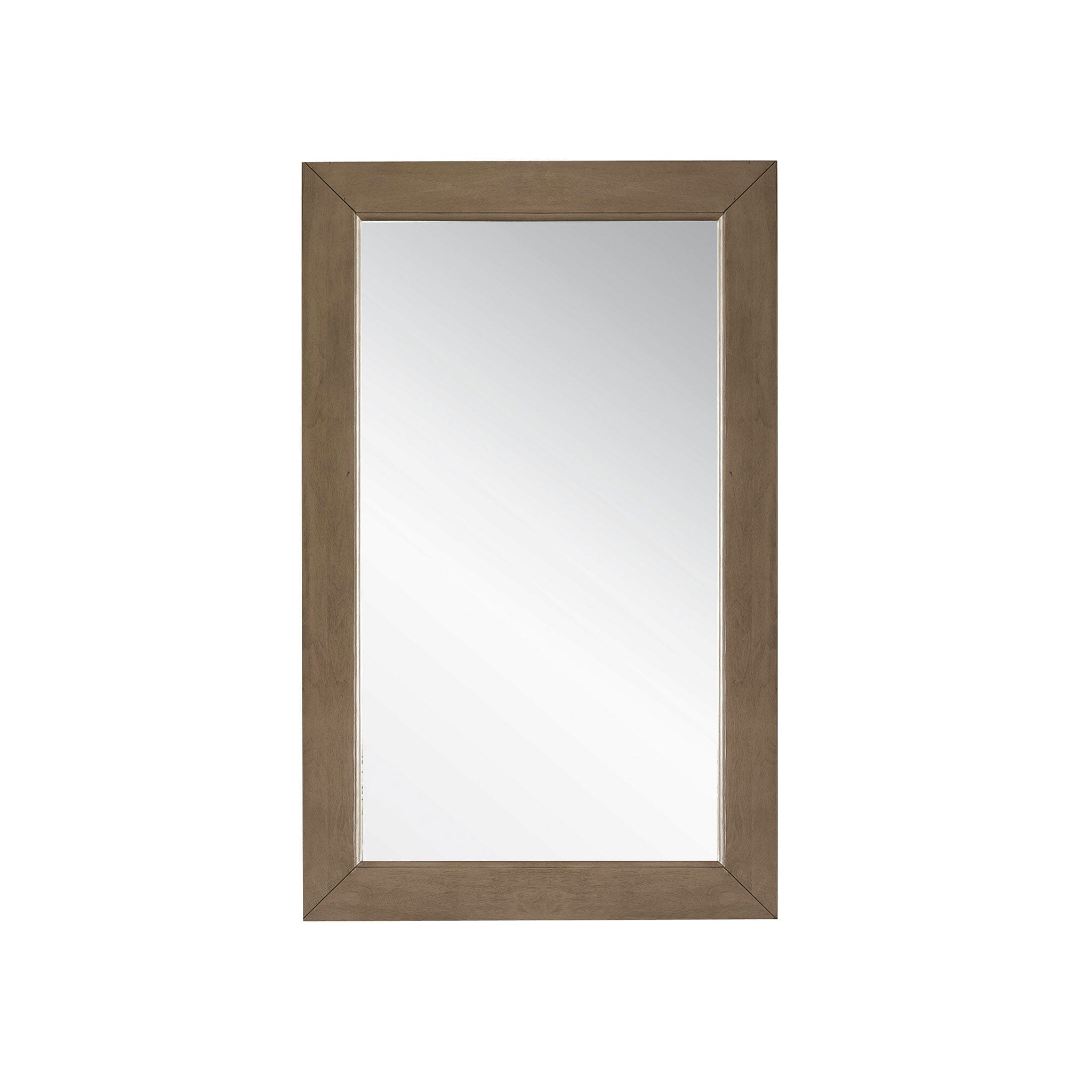 26" Chicago Mirror, Whitewashed Walnut