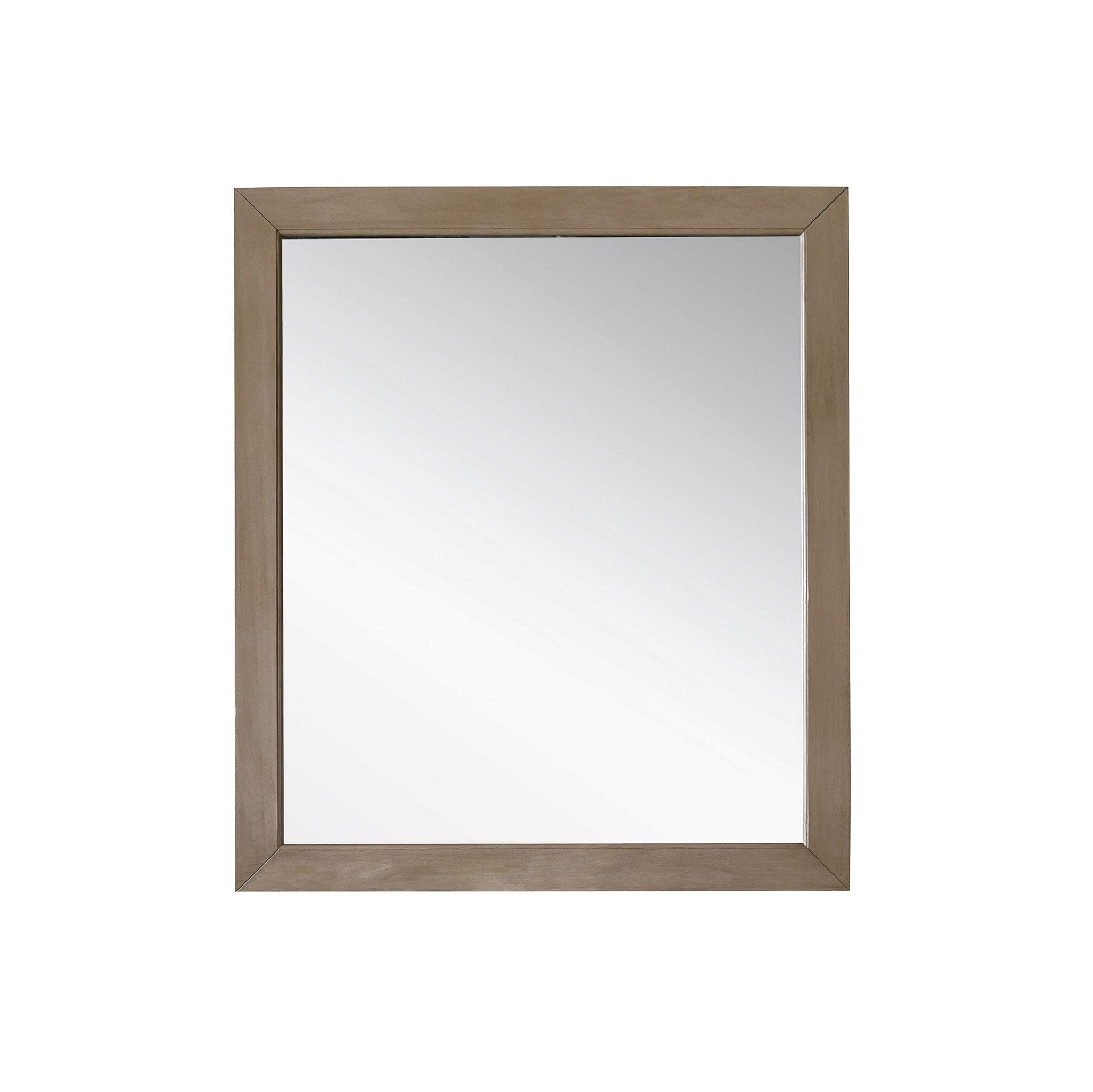 48" Chicago Mirror, Whitewashed Walnut