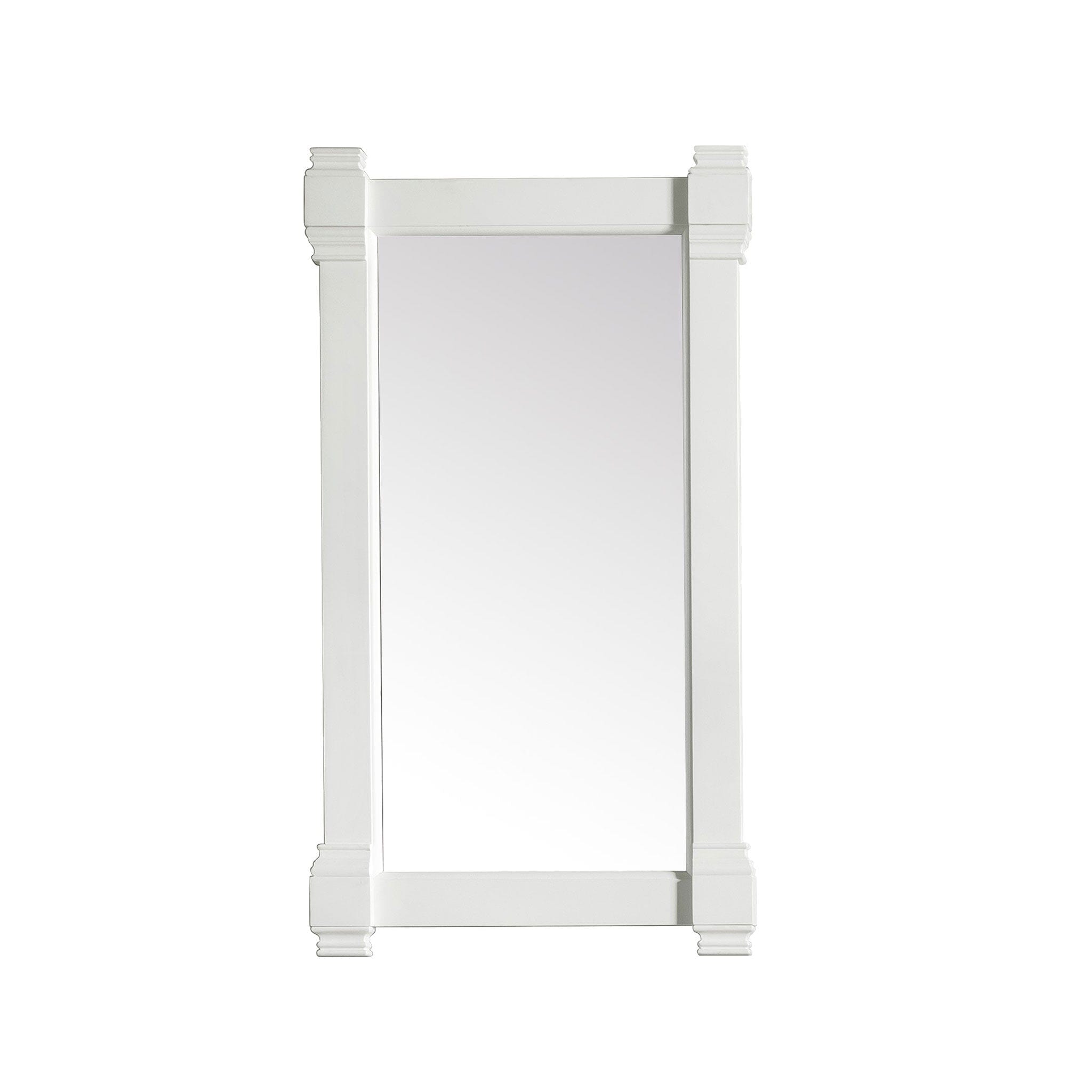 22" Brittany Mirror, Bright White