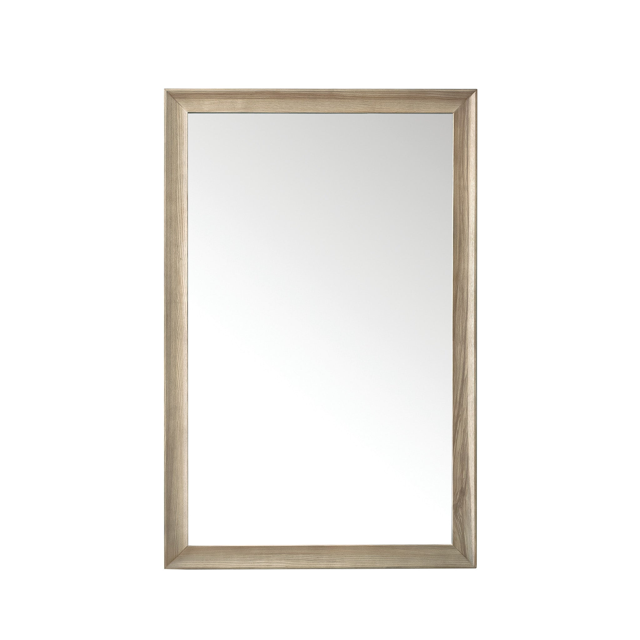 26" Glenbrooke Mirror, Whitewashed Oak