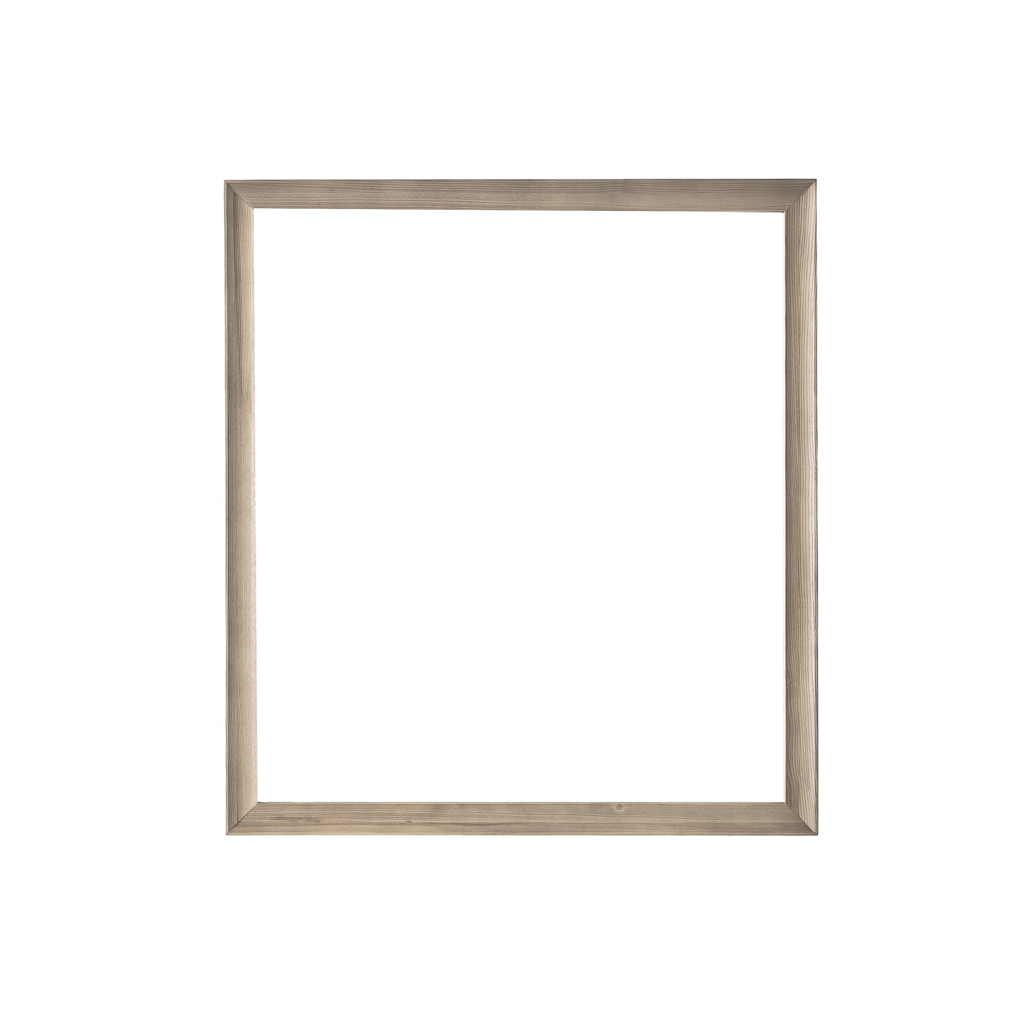 36" Glenbrooke Mirror, Whitewashed Oak
