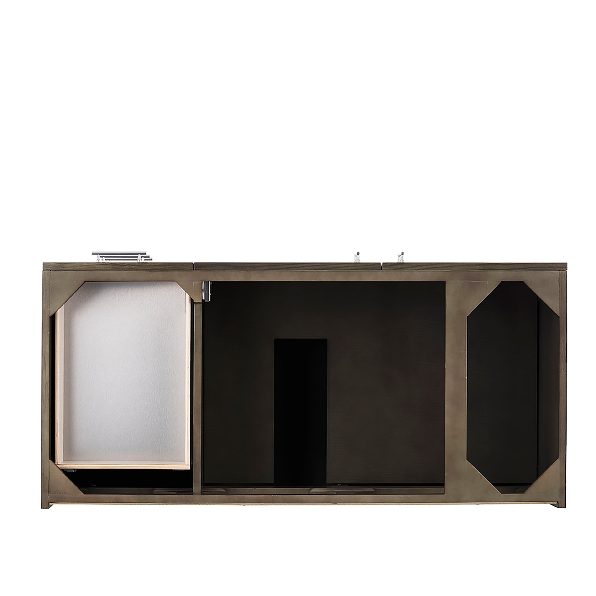 48" Metropolitan Single Bathroom Vanity, Silver Oak