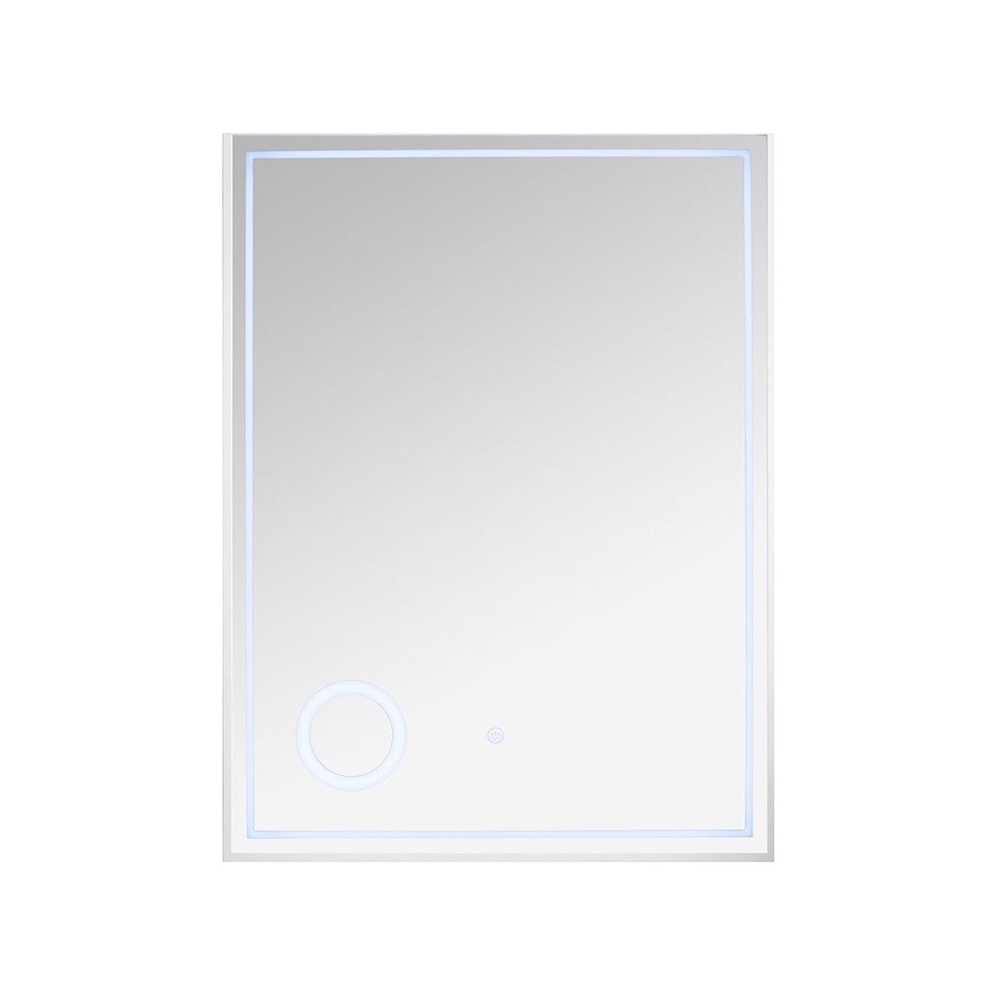 23.6" Tampa Mirror, Glossy White