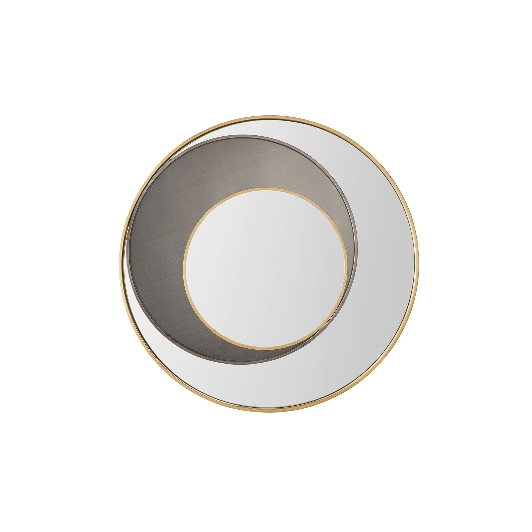 35.4" Cosmos Mirror, Radiant Gold and Onyx