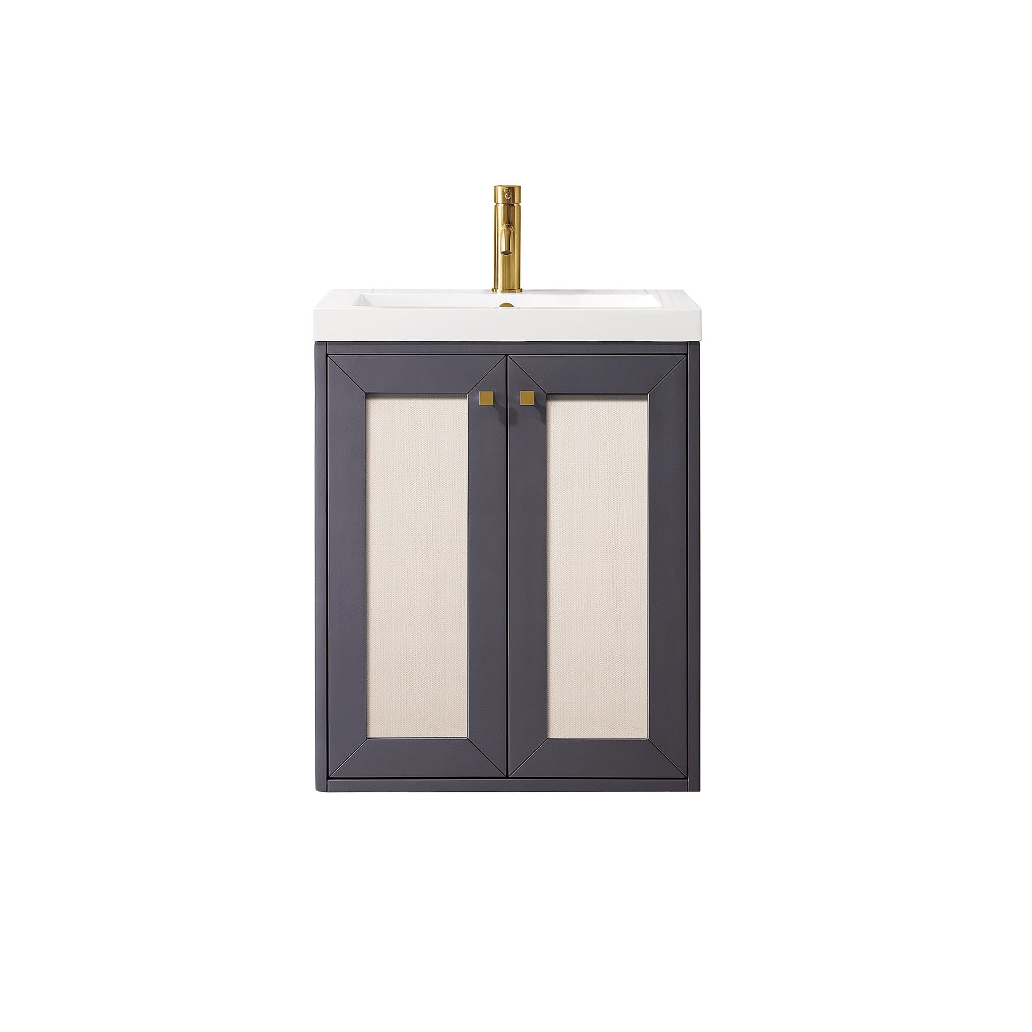 24" Chianti Single Bathroom Vanity, Mineral Gray