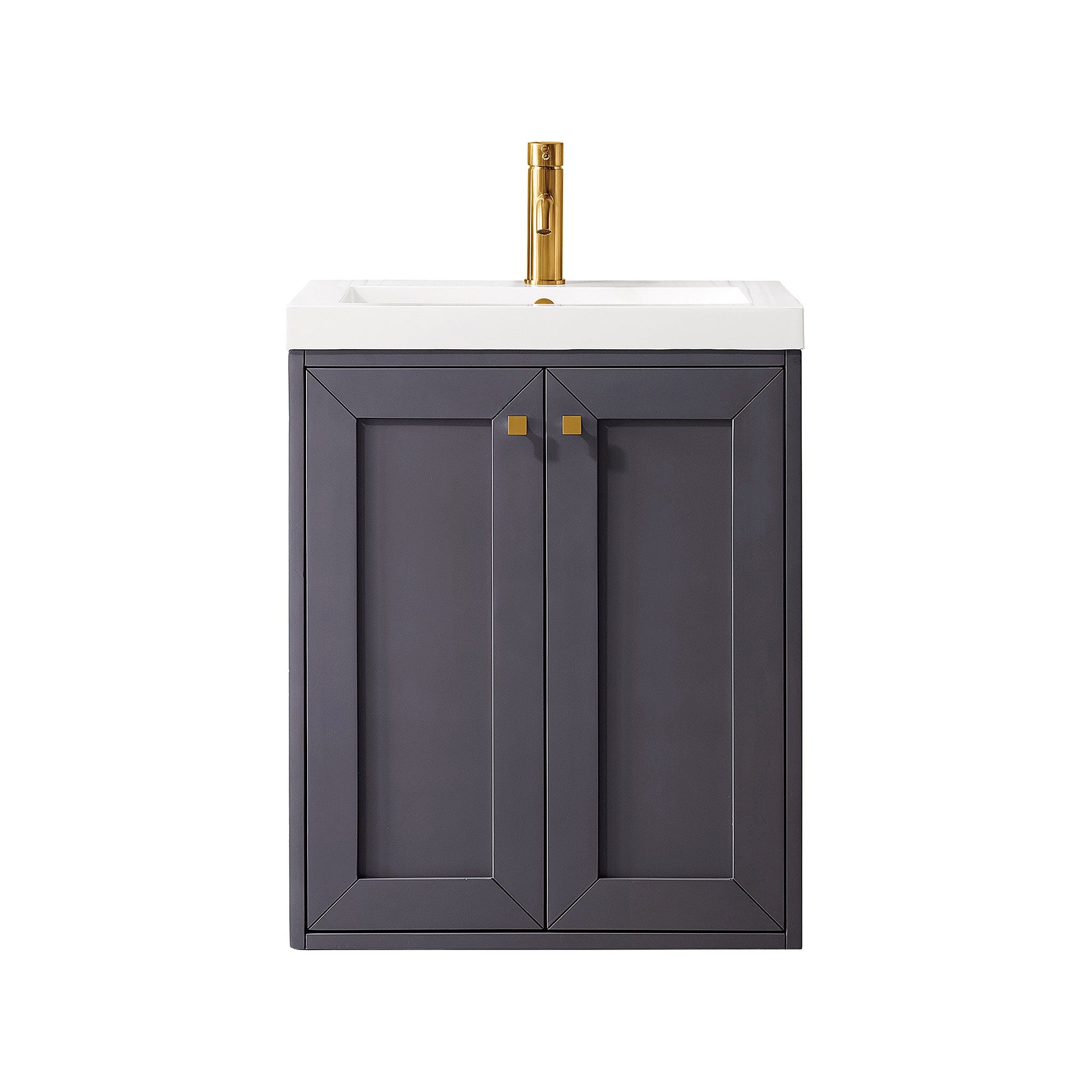 24" Chianti Single Bathroom Vanity, Mineral Gray