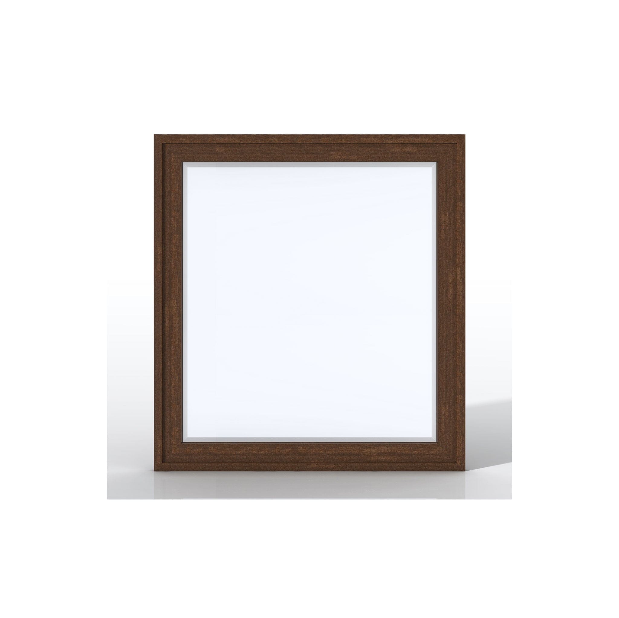 36" Addison Rectangular Mirror, Mid Century Acacia