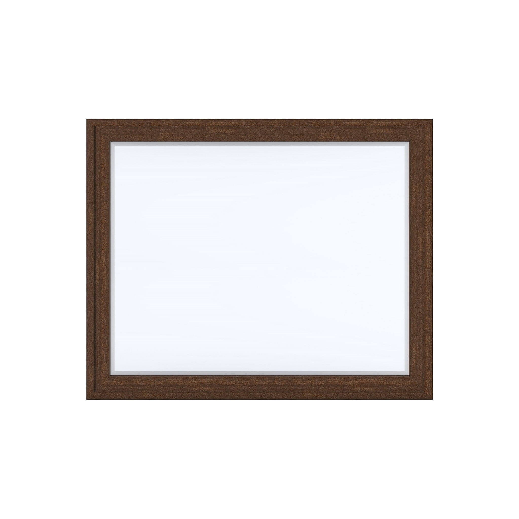 48" Addison Rectangular Mirror, Mid Century Acacia
