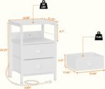 Furologee End Table with Charging Station - Image 3