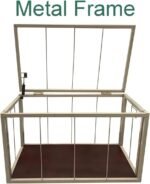 Water Hyacinth Wicker Storage Trunk with Metal Frame - Image 4