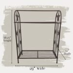 Metal Free-Standing Quilt Rack - Image 2