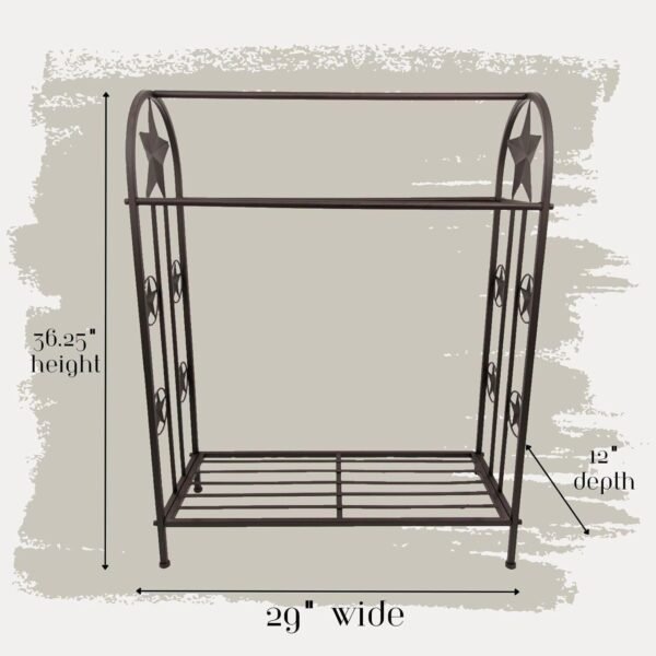 Metal Free-Standing Quilt Rack - Image 2