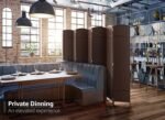 Privacy Screen, Extra Wide Double Hinged Panels - Image 6