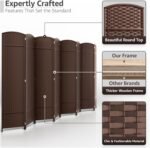 Privacy Screen, Extra Wide Double Hinged Panels - Image 3