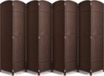 Privacy Screen, Extra Wide Double Hinged Panels