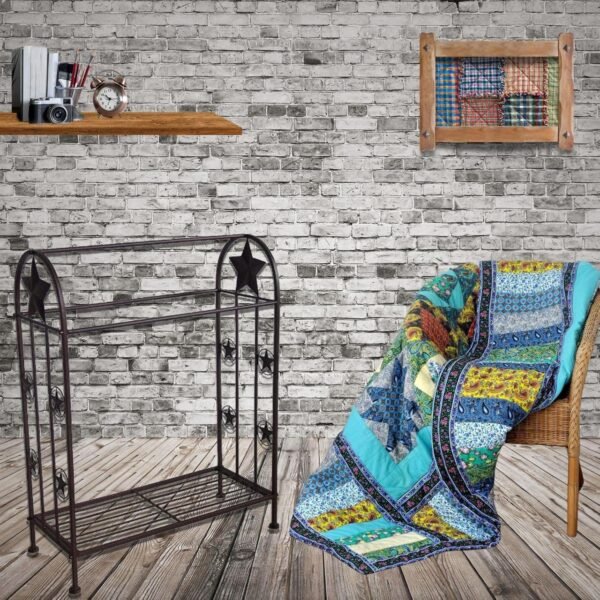 Metal Free-Standing Quilt Rack - Image 5