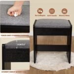Vanity Desk with Mirror & 10 LED Lights, Makeup Vanity Dressing Table - Image 8